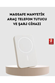 Zero Land Nrzsnt 5000Mah Manyeti̇k Powerbank – İphone Seri̇si̇ İçi̇n Taşınabi̇li̇r Kablosuz (211233) Şarj Ci̇hazı