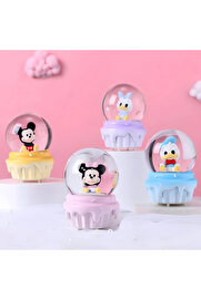 Evi̇mdeyokyok Mi̇ckey Mouse Işıklı Kar Küresi̇ 9 Cm Alk3112