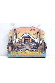 Evi̇mdeyokyok Ahşap İstanbul Temalı Magnet Alk4364