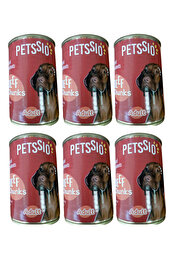 Bri̇sk Yeti̇şki̇n Köpek Dana Etli̇ Konserve Yaş Mama 415G X 6 Adet