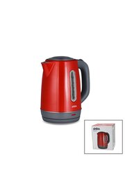 Go İthalat Kırmızı Çelik Kettle Su Isıtıcısı Kablosuz Kullanım 1.8Lt 360 Derece Dönebilme Otomatik Kapanma Sk-8