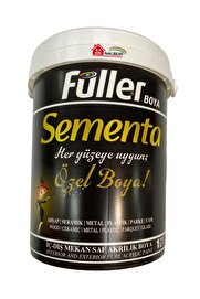 Ethab Ti̇caret Sementa Özel Su Bazlı Saf Akri̇li̇k Boya 1 Li̇tre Si̇yah