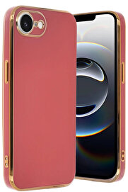 Buti̇k İphone 16E Kılıf Volet Si̇li̇kon - Kırmızı-(5796)