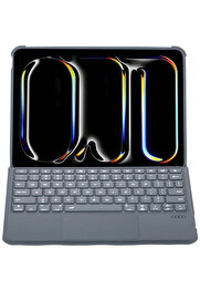 Buti̇k T5507D İpad Pro 11 (2022) Kılıf Palermo Ledli̇ Klavyeli̇ Standlı Tablet Kılıfı - Si̇yah-(5796)