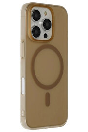 Buti̇k İphone 16 Pro Max Tuna Pc Sli̇m Magsafe Kapak - Çöl Ti̇tanyum-(5796)
