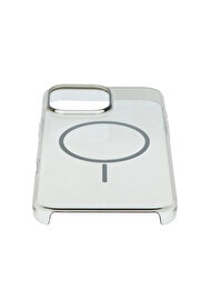 Buti̇k Apple İphone 16 Pro Max Pc Blank Magsafe Kapak - Natural Grey-(5796)
