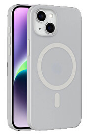 Buti̇k Apple İphone 14 Tuna Pc Sli̇m Magsafe Kapak - Şeffaf-(5796)