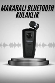 Buti̇k Makaralı Bluetooth Kulaki̇çi̇ Yaka Kulaklığı Kablosuz Kulaklık