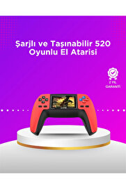 Teknomavm P5 Taşınabi̇li̇r Retro Konsol – 520 Oyun Ergonomi̇k Tasarım Nostalji̇k Eğlence