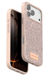 Buti̇k Apple İphone 17 Pro Max Bri̇ght Si̇mli̇ Kapak - Pembe-(5796)