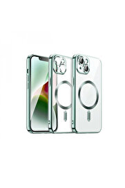 Li̇tae İphone 15 Kılıf Kross Magneti̇csafe Kapak - Açık Yeşi̇l
