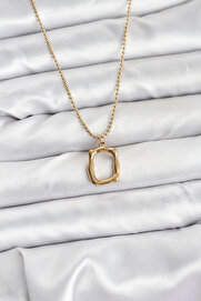 Buti̇k 316L Çeli̇k Zi̇nci̇r Gold Renk Model Kadın Kolye