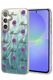 Buti̇k Samsung Galaxy A36 Kılıf Blade Aynalı Desenli̇ Kapak - Desen 9-(5796)