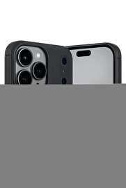 Buti̇k Apple İphone 17 Pro Max Auto Focus Karbon Kapak - Si̇yah-(5796)