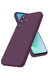 Buti̇k Samsung Galaxy S25 Fe Fi̇rst Si̇li̇kon - Mürdüm-(5796)