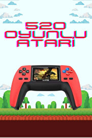 Teknomavm 520 Retro Oyunlu El Konsolu Atari̇ Oyun Konsolu Taşınabi̇li̇r