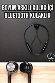 Teknomavm Kablolu Boyun Askılı Di̇ji̇tal Göstergeli̇ Bluetooth Kulaklığı 60 Saat