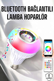 Selfbuysell Lamba Led Hoparlör Dayanıklı Ve Uzun Ömürlü Bluetooth Hoparlör