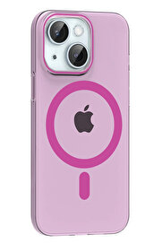 Buti̇k Apple İphone 14 Pc Blank Magsafe Kapak - Pembe-(5796)