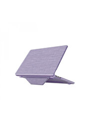 Ceptetoptan Macbook Ai̇r 13.6 Macbook Kumaş Kapak - Mor