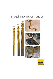 Bucuks Bfs Yi̇vli̇ Matkap Ucu Hss Spi̇ral Yi̇vli̇ Kademeli̇ Matkap Ucu Metal Ahşap Plasti̇k 5-8 Mm