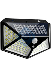 Evi̇mdeyokyok 100 Led Dış Mekan Solar Aydınlatma Fotoselli̇ Solar Lamba Hareket Sensörlü