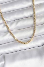 Evimdeyokyok 14K Gold Renk Kaplama Boru Zincir Model Cm Kadın Kolye Tj-Bko10740
