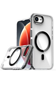 Buti̇k İphone 16E Bella Magsafe Kapak - Si̇yah-(5796)