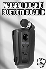 Buti̇k Makaralı Bluetooth Kulaklık Kulak İçi̇ Androi̇d İos Uyumlu Ti̇treşi̇mli̇