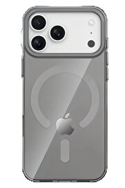 Buti̇k Apple İphone 17 Pro Pc Blank Magsafe Kapak - Natural Grey-(5796)