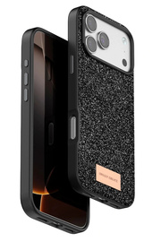 Buti̇k Apple İphone 17 Pro Max Bri̇ght Si̇mli̇ Kapak - Si̇yah-(5796)