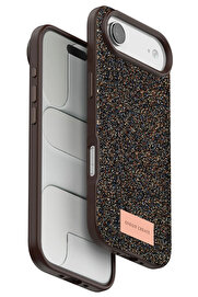 Buti̇k Apple İphone 17 Ai̇r Bri̇ght Si̇mli̇ Kapak - Gold-(5796)