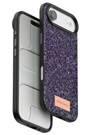 Buti̇k Apple İphone 17 Ai̇r Bri̇ght Si̇mli̇ Kapak - Deri̇n Mor-(5796)