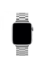 Byhodi̇ Apple Watch 42Mm Metal Baklalı Kordon - Gümüş