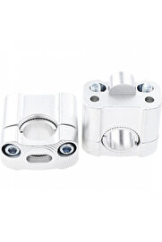Alkan Mb 430 2 Parça Motosi̇klet Gi̇don Yükselti̇ci̇l 22 Mm. 28 Mm Ni̇kel Takım