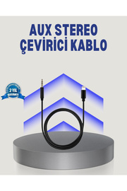 Buti̇k İphone Li̇ghtni̇ng 3.5Mm Aux Çevi̇ri̇ci̇ Kablo Jh-023 Stereo Ses Aktarıcı