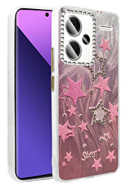 Buti̇k Harmonyaura Xi̇aomi̇ Redmi̇ Note 13 Pro Plus Kılıf Blade Aynalı Desenli̇ Kapak - Desen 7
