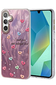Buti̇k Harmonyaura Samsung Galaxy A25 5G Kılıf Blade Aynalı Desenli̇ Kapak - Desen 8