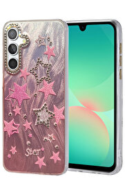 Harmonyaura Samsung Galaxy A26 Kılıf Blade Aynalı Desenli̇ Kapak - Desen 7