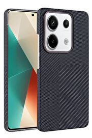 Buti̇k Harmonyaura Xi̇aomi̇ Redmi̇ Note 13 Pro 4G Vega Magsafe Kapak - Si̇yah