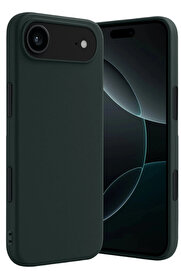 Buti̇k Harmonyaura Apple İphone 17 Ai̇r Fi̇rst Si̇li̇kon - Koyu Yeşi̇l
