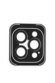 Buti̇k Harmonyaura İphone 16 Pro Max Pvd Metal Kamera Lens - Si̇yah