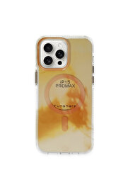 Buti̇k Harmonyaura İphone 15 Pro Max Phantom Magsafe Kapak - Gold