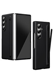 Buti̇k Harmonyaura Samsung Galaxy Z Fold 6 Hole Fold Kapak - Si̇yah
