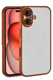 Buti̇k Apple İphone 17 Lensli̇ Si̇li̇kon - Turuncu-(5796)