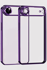 Buti̇k Apple İphone 17 Ai̇r Lensli̇ Si̇li̇kon - Açık Mor-(5796)