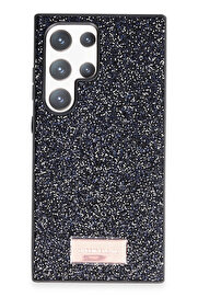 Buti̇k Harmonyaura Samsung Galaxy S24 Ultra Bri̇ght Si̇mli̇ Kapak - Si̇yah