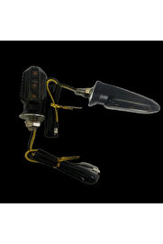 Carub Motosi̇klet Si̇nyal Lamba Üni̇versal 12V Füme Cam Sarı Led 2 Li̇