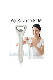Buti̇k Barmen Ti̇pi̇ Şi̇şe Açacağı - Ergonomi̇k Dayanıklı Sofra Ti̇pi̇ Açacak