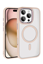 Buti̇k Harmonyaura Apple İphone 16 Pro Max Terea Magsafe Kapak - Pembe